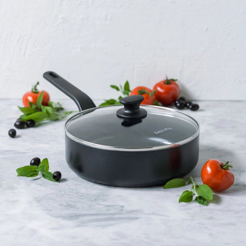 Greenpan Essence Hapjespan 28 Cm Zwart