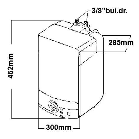 Daalderop Close In Keukenboiler Koperen Ketel Collectie Beperkte Serie 15 Liter Wit Garantie 5 Jaar