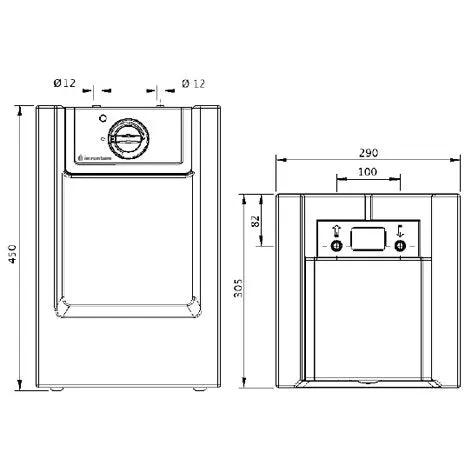 Inventum Keukenboiler Q15 Zwart 15L Traploze Instelling Tot 76 Graden