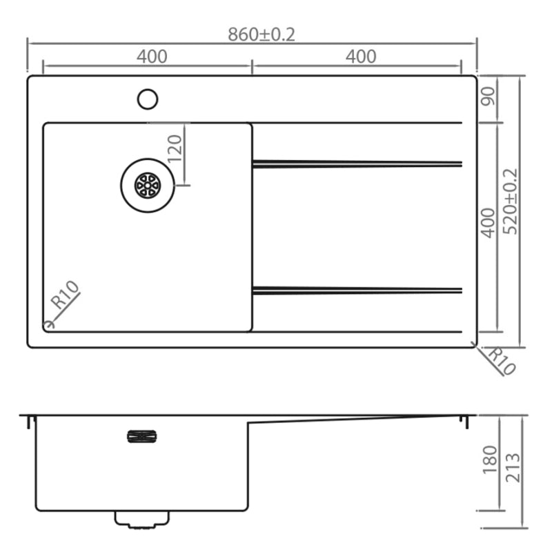 CARESSI CAPP40ABL RVS