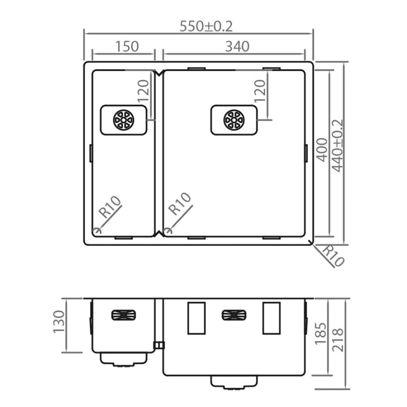 CARESSI CAPP1534Q10 RVS