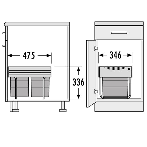 HAILO Tandem RB Afvalsysteem