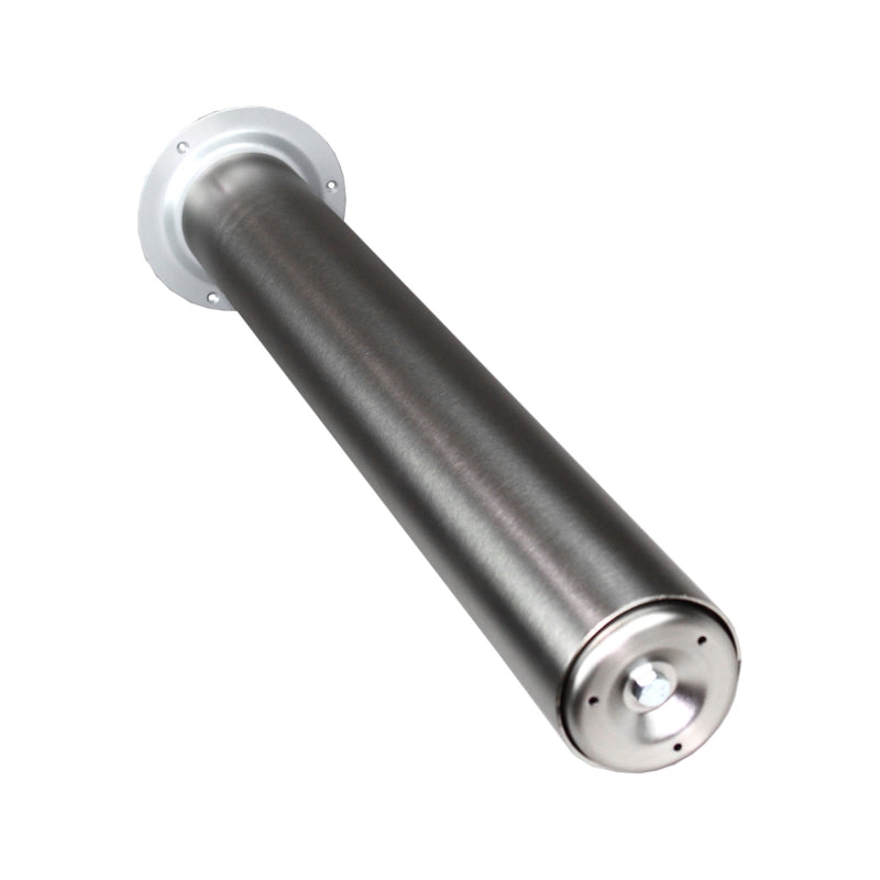 Tafelpoot rond 100mm Rvs-Look