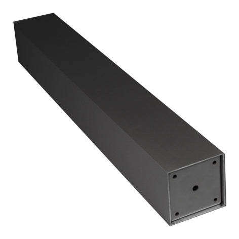 Tafelpoot verstelbaar Zwart 100x100mm