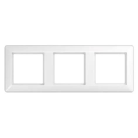 JUNG Afdekraam 3-Voudig AS-500 Serie Alpine Wit RAL 9016