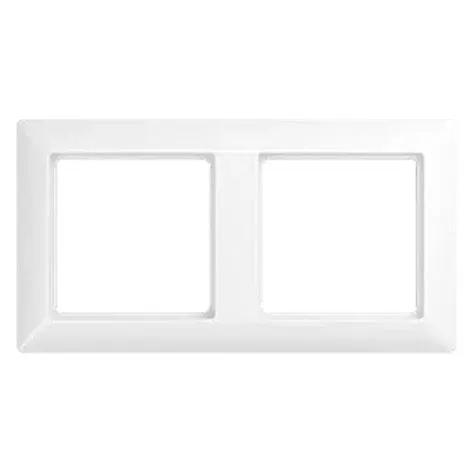 JUNG Afdekraam 2-Voudig AS-500 Serie Alpine Wit Premium