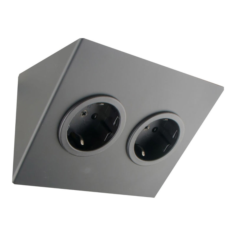 CARESSI 2ST14 Contactdoos zwart