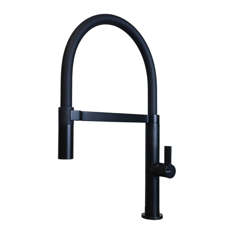 CARESSI Black Line CA1112BK ECO Eenhendel keukenmengkraan Met uittrekbaar perlatordeel.