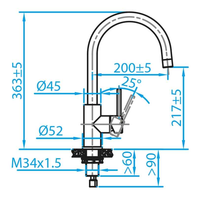 CARESSI 002 ECO Zwart