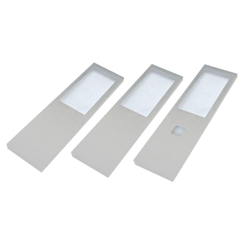 CARESSI Lux LED set 3x aluminium