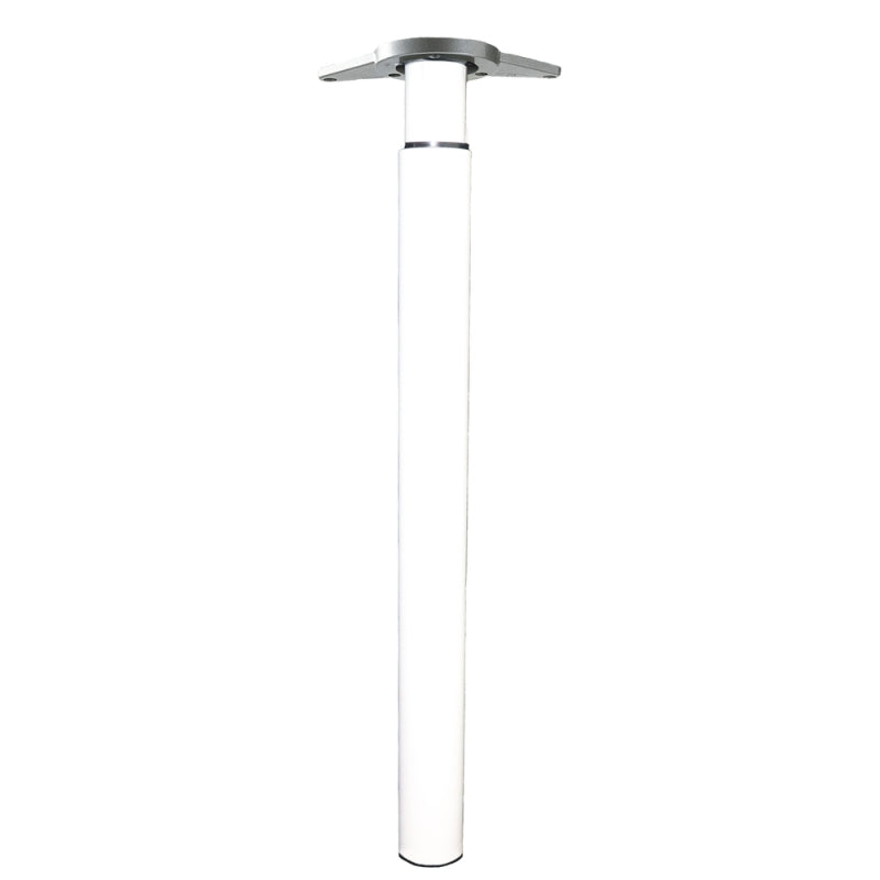 Tafelpoot verstelbaar Mat Wit 50/60 mm