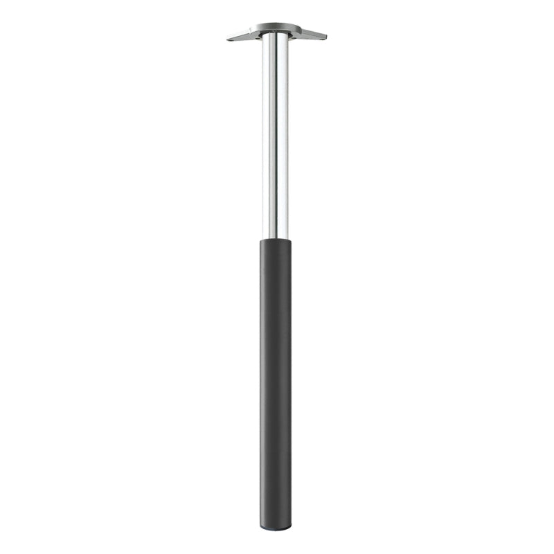 Tafelpoot verstelbaar Zwart 50/60 mm
