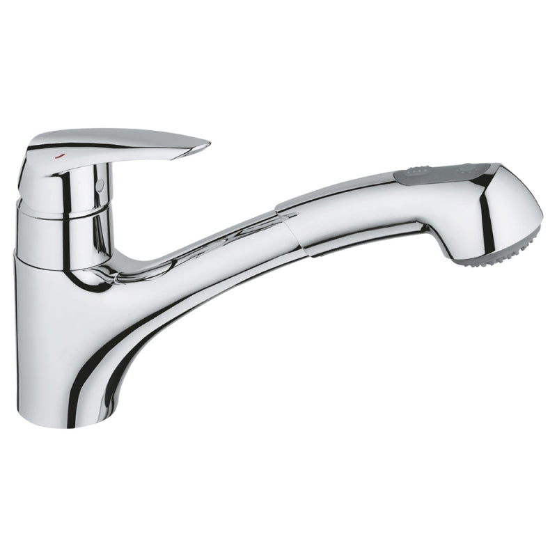 GROHE Eurodisc 32257 001 Eenhendel keukenmengkraan Met uittrekbare handdouche.