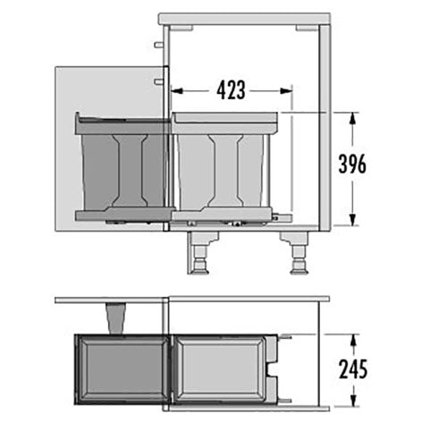 HAILO Solo Afvalemmer 3636001