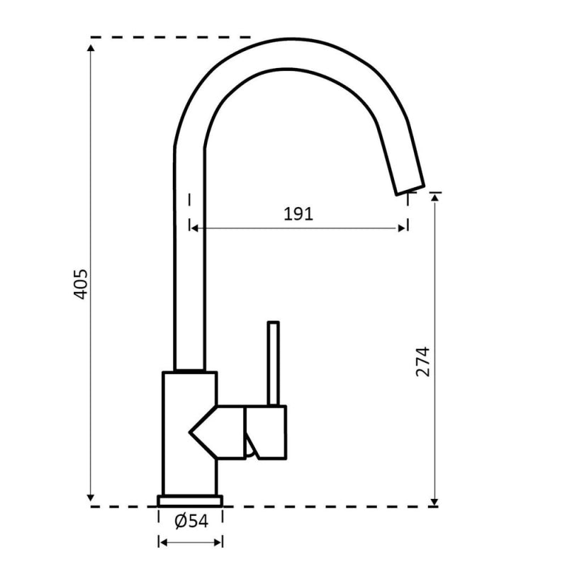 REGINOX Cano Eenhendel keukenmengkraan R30509