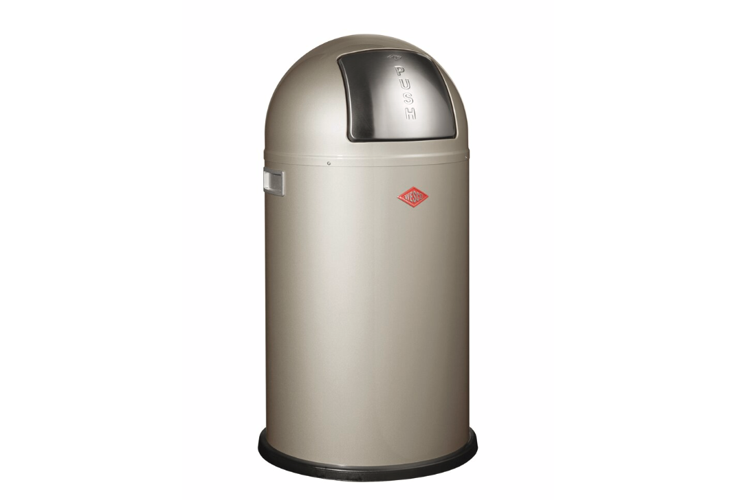 WESCO Pushboy 50 liter nieuw zilver