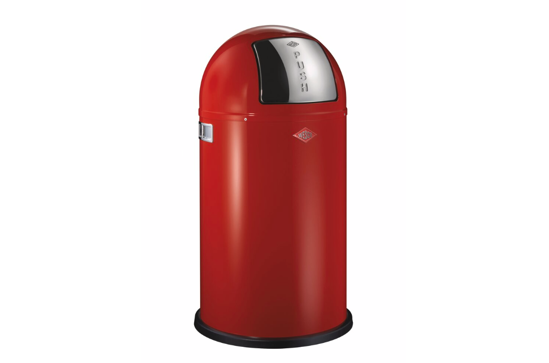 WESCO Pushboy 50 liter rood