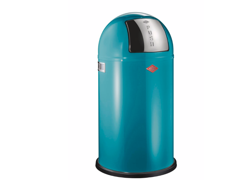 WESCO Pushboy 50 liter turkoois