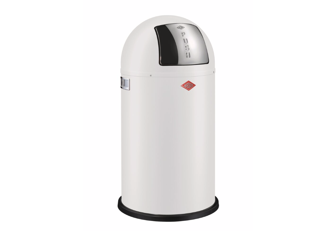 WESCO Pushboy 50 liter wit mat